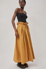 Black Crane Parachute Skirt in Camel