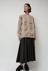 Black Crane Waterfall Sweater in Natural