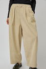 Black Crane Wide Pants in Ivory