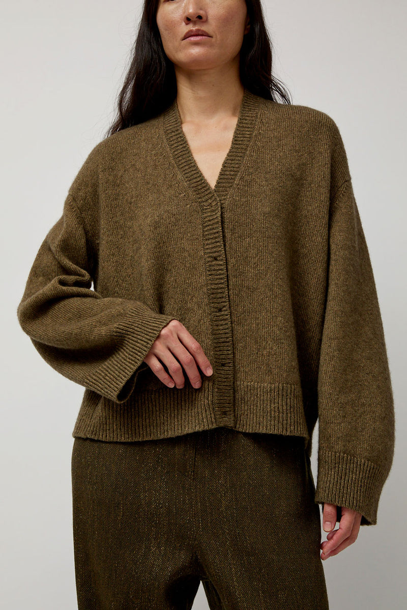 Boboutic Climbing Flax Cardigan in Olive