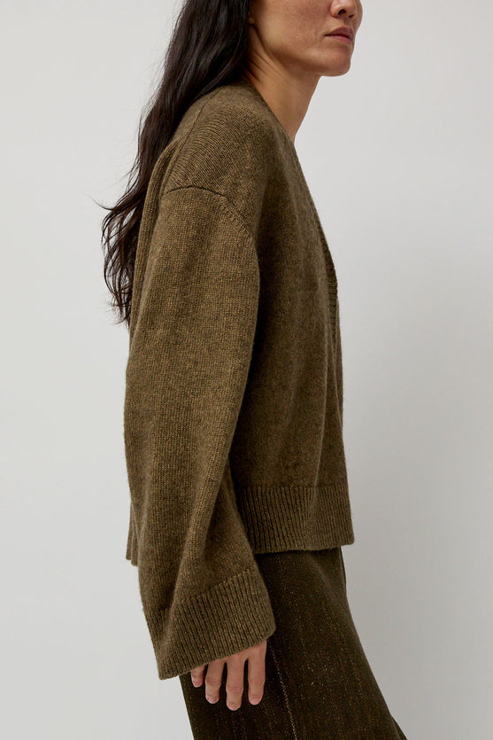 Boboutic Climbing Flax Cardigan in Olive