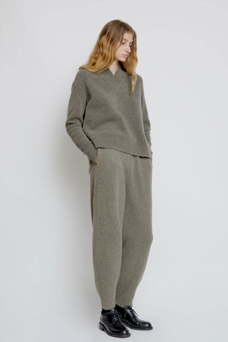 Boboutic Gemini Ribbed Pants in Lichen