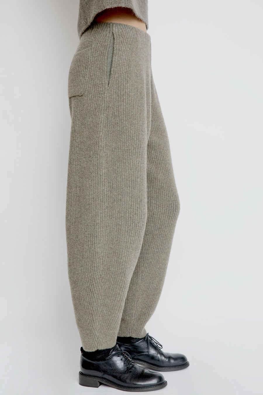 Boboutic Gemini Ribbed Pants in Lichen