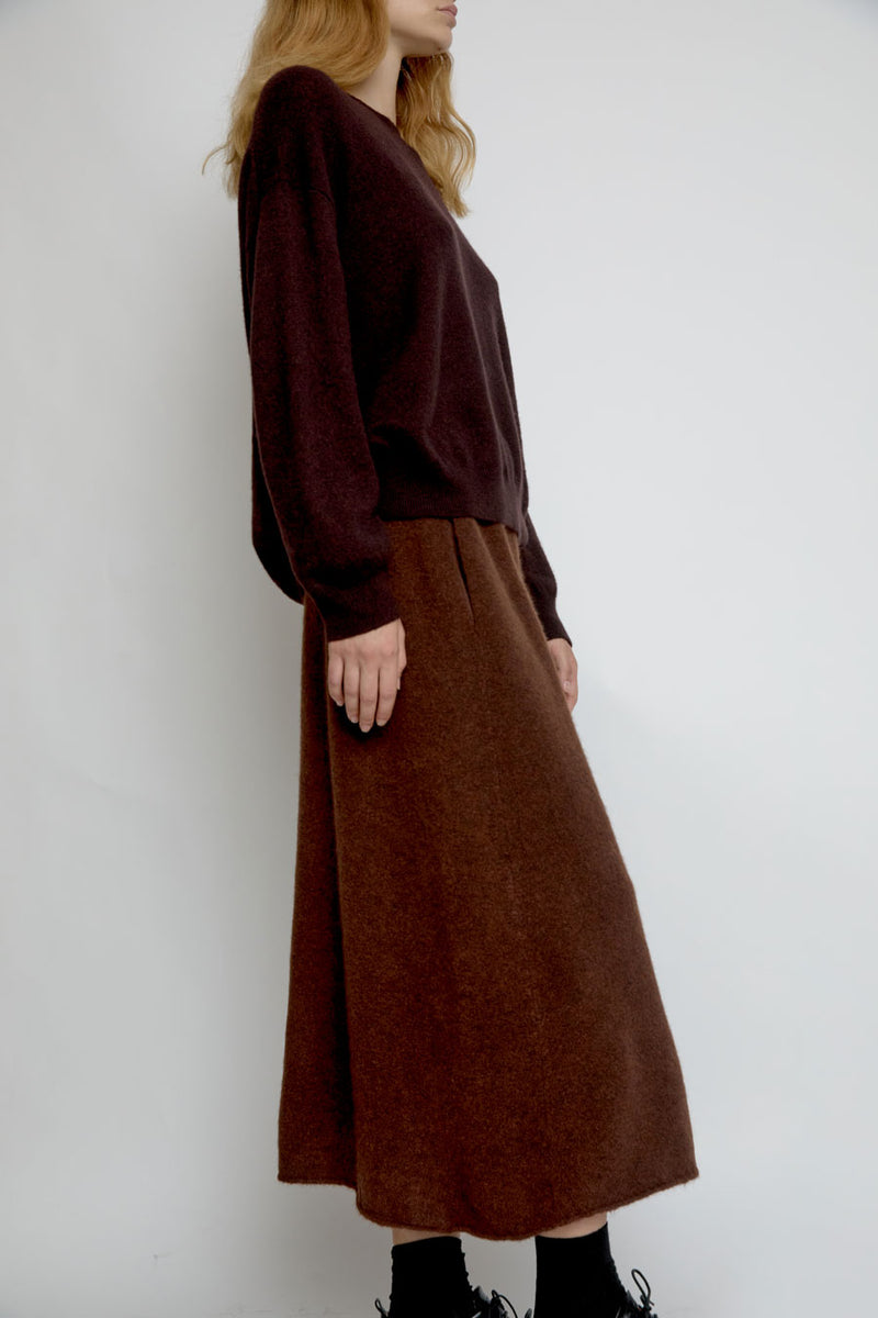 Boboutic Gemini Skirt in Chestnut