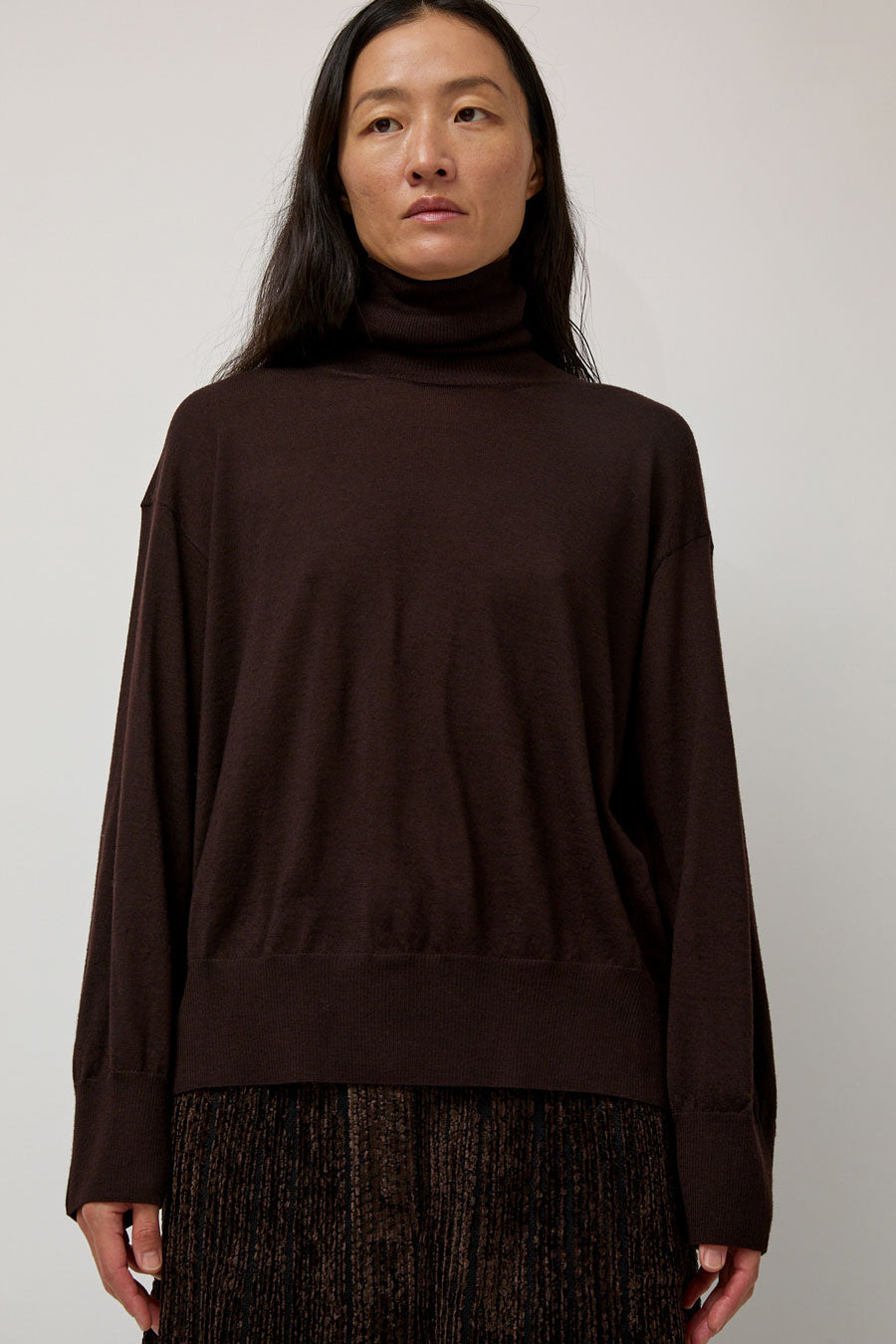 Boboutic La Base Turtleneck in Brown