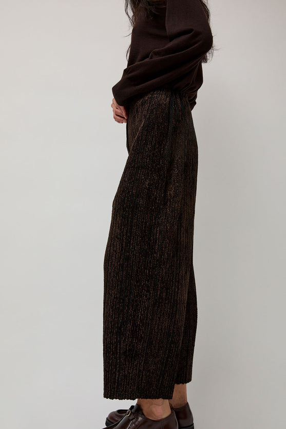 Boboutic Velvet Rib Trousers in Brown