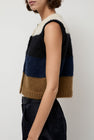 CORDERA Alpaca Mohair Waistcoat in Stripe