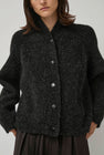 CORDERA Baby Alpaca Cardigan in Anthracite