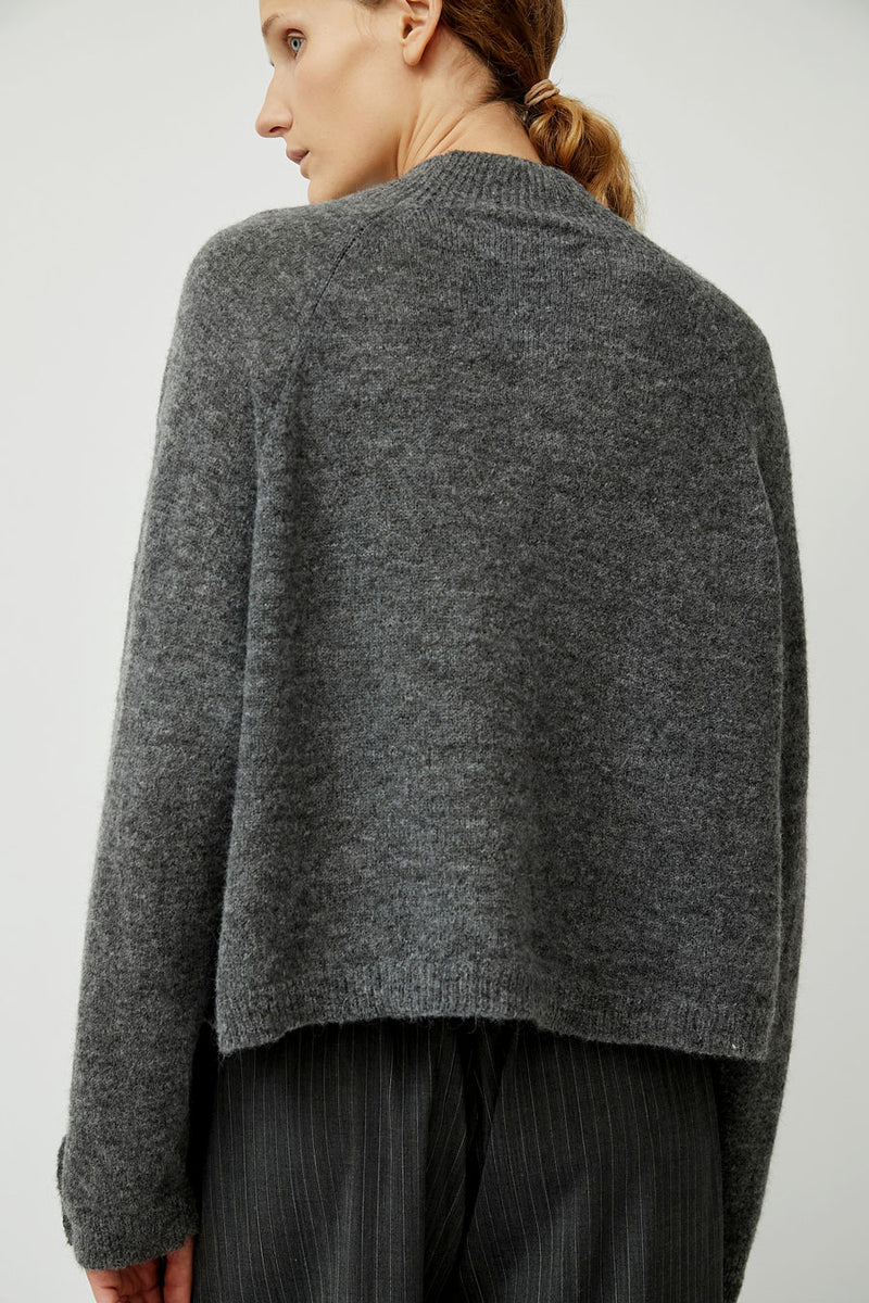 CORDERA Baby Alpaca Sweater in Grey