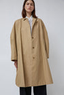 CORDERA Balloon Trench Coat in Camel