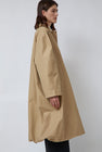 CORDERA Balloon Trench Coat in Camel