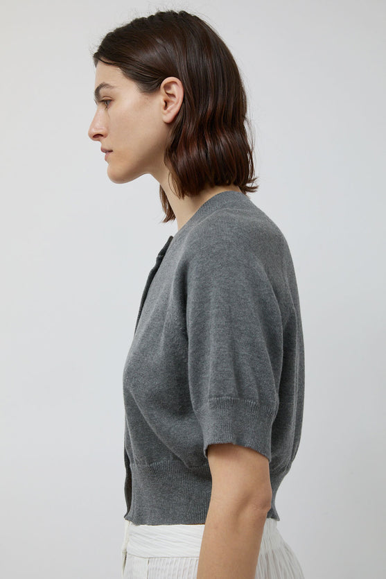 CORDERA Cotton & Cashmere Top in Grey