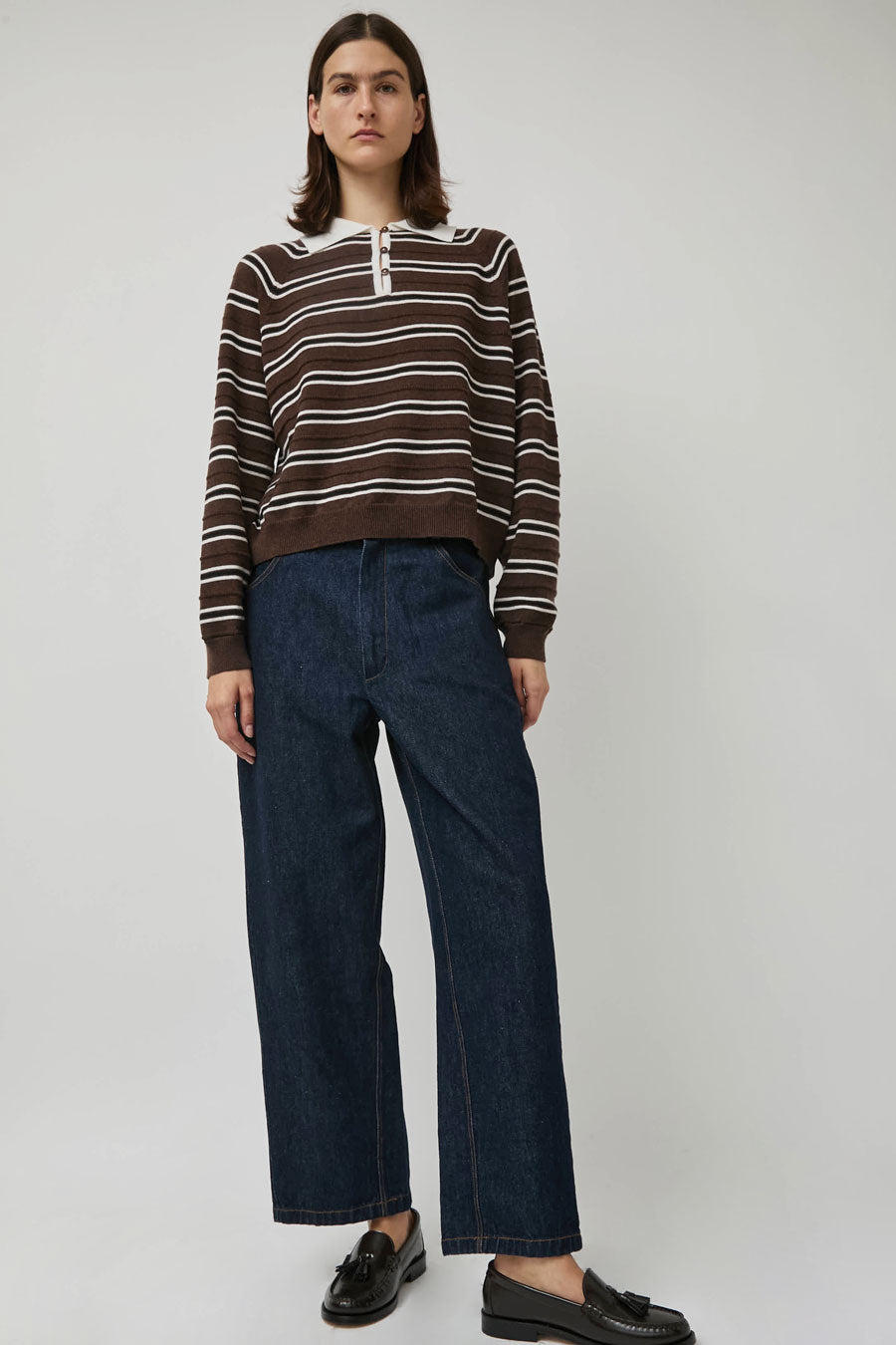 CORDERA Denim Straight Pants in Indigo