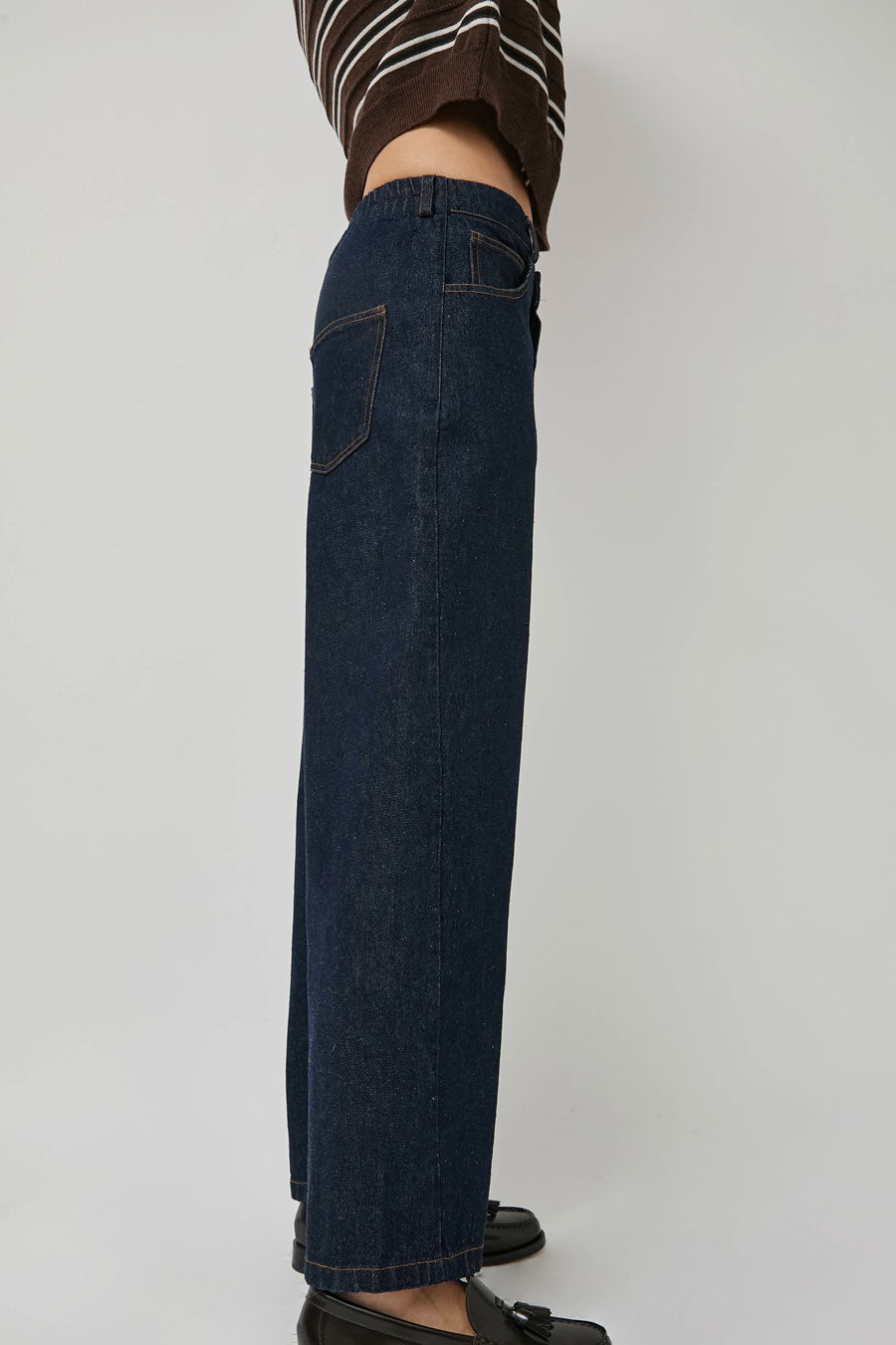 CORDERA Denim Straight Pants in Indigo