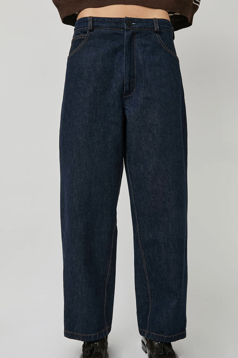 CORDERA Denim Straight Pants in Indigo