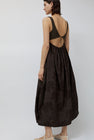 CORDERA Handmade Crochet Dress in Dark Brown