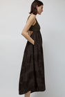 CORDERA Handmade Crochet Dress in Dark Brown