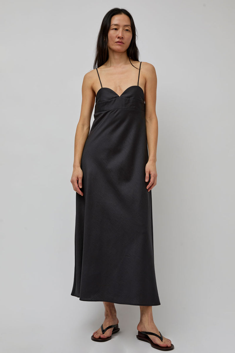 CORDERA Heart-Shaped Dress in Espresso
