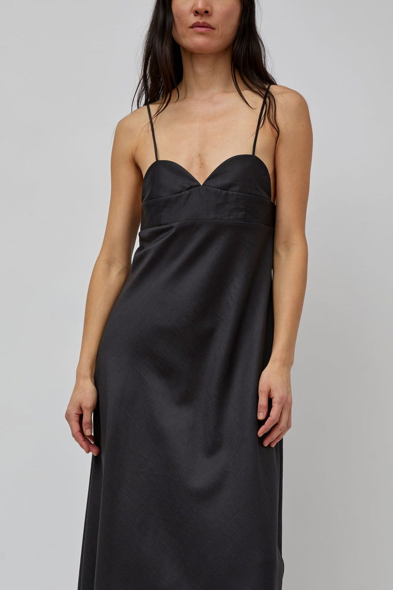 CORDERA Heart-Shaped Dress in Espresso