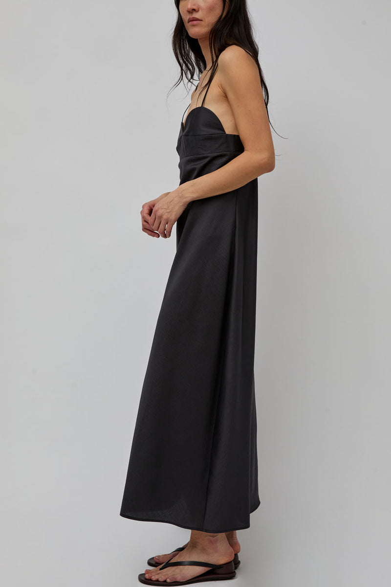 CORDERA Heart-Shaped Dress in Espresso