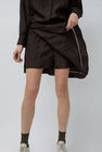 CORDERA Jacquard Skirt in Dark Brown