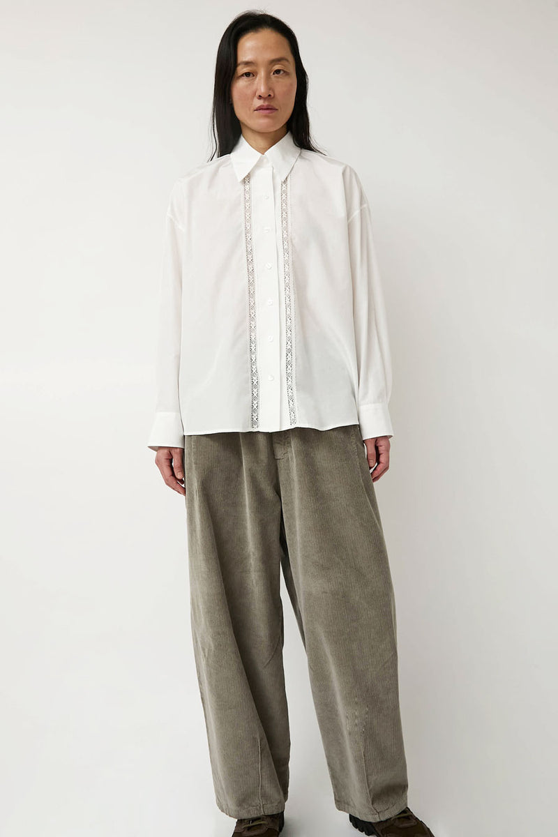 CORDERA Lace Shirt in White