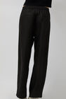 CORDERA Linen Pant with Lace in Black