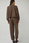CORDERA Merino Curved Wool Pants in Taupe