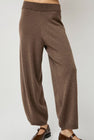 CORDERA Merino Curved Wool Pants in Taupe