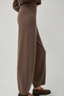CORDERA Merino Curved Wool Pants in Taupe