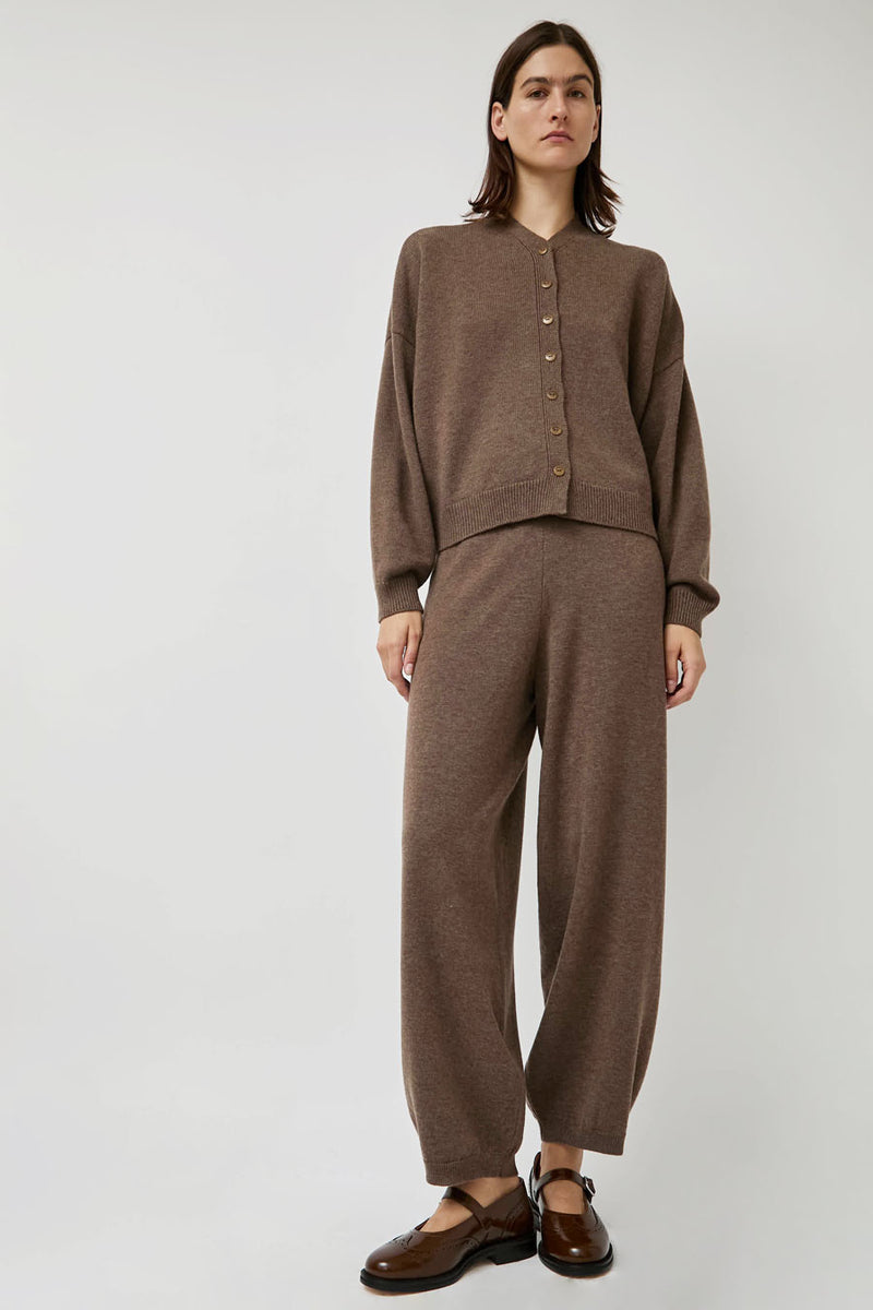 CORDERA Merino Wool Cardigan in Taupe