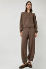 CORDERA Merino Wool Cardigan in Taupe