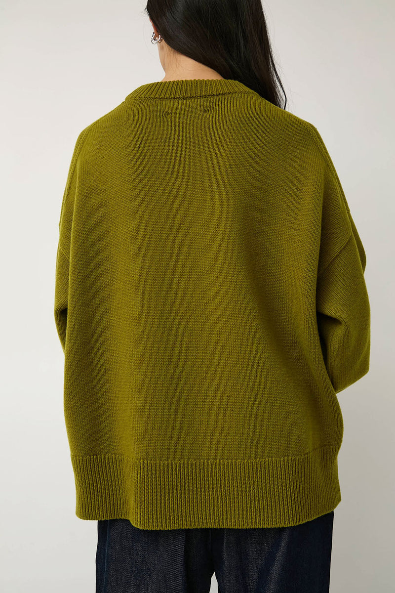 CORDERA Merino Wool Oversized Sweater in Woodbine