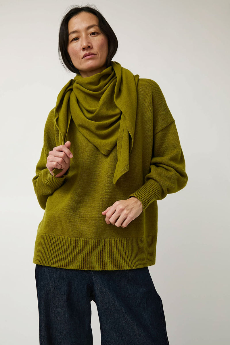 CORDERA Merino Wool Oversized Sweater in Woodbine