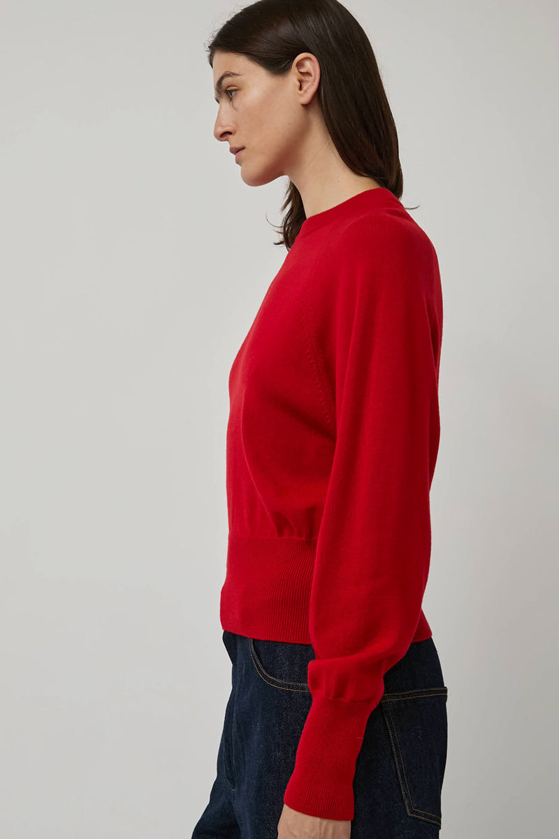 CORDERA Merino Wool Sweater in Red