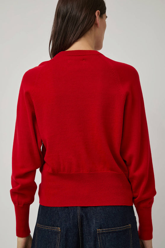 CORDERA Merino Wool Sweater in Red