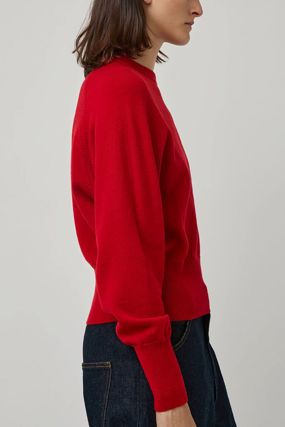 CORDERA Merino Wool Sweater in Red