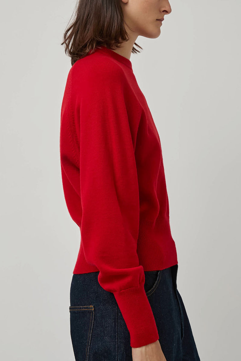 CORDERA Merino Wool Sweater in Red