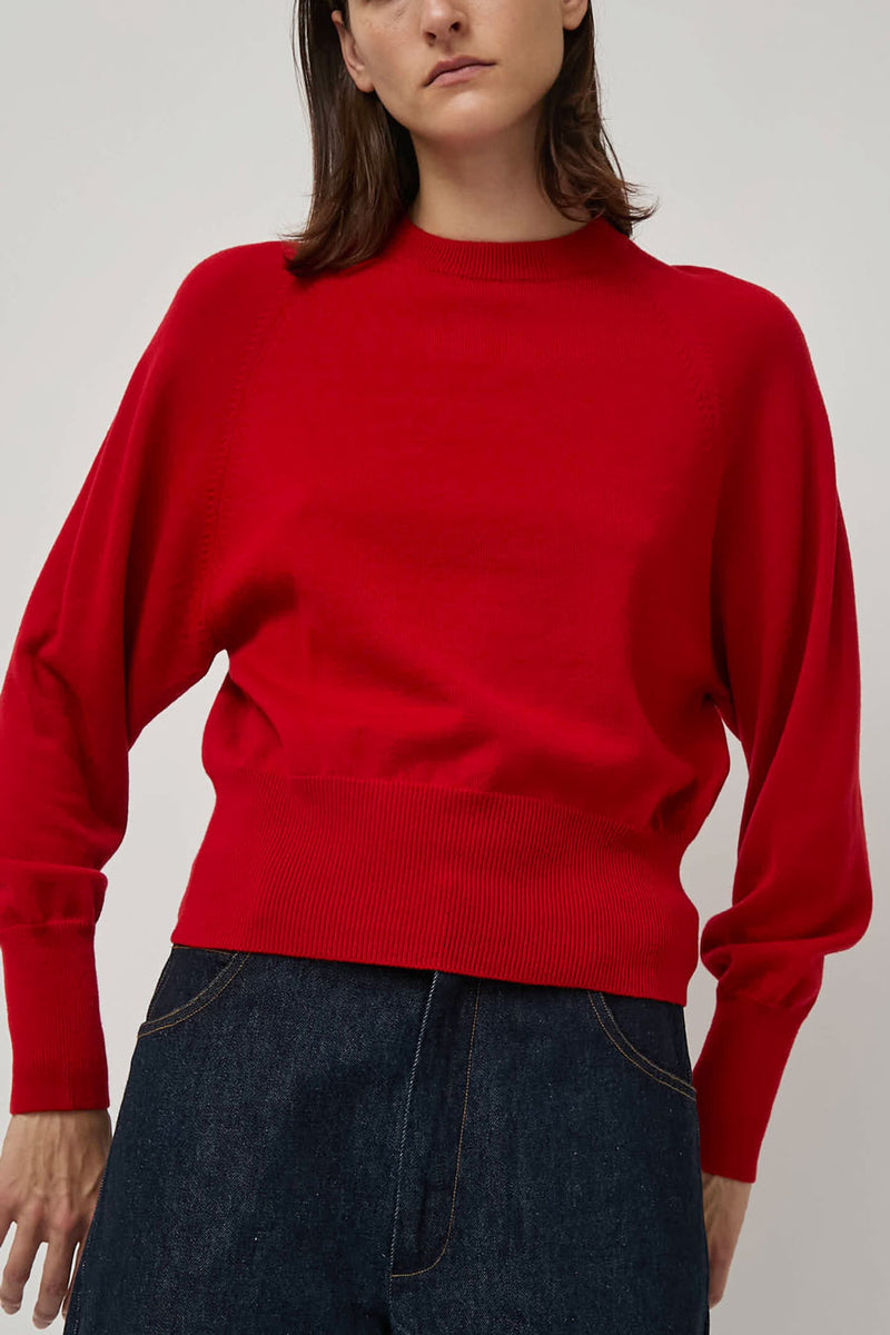 CORDERA Merino Wool Sweater in Red