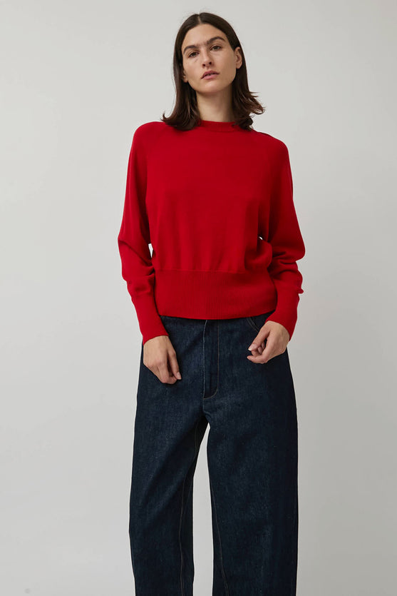 CORDERA Merino Wool Sweater in Red