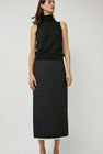 CORDERA Merino Wool Turtleneck Vest in Black