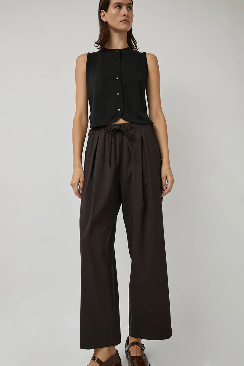 CORDERA Merino Wool Waistcoat in Black