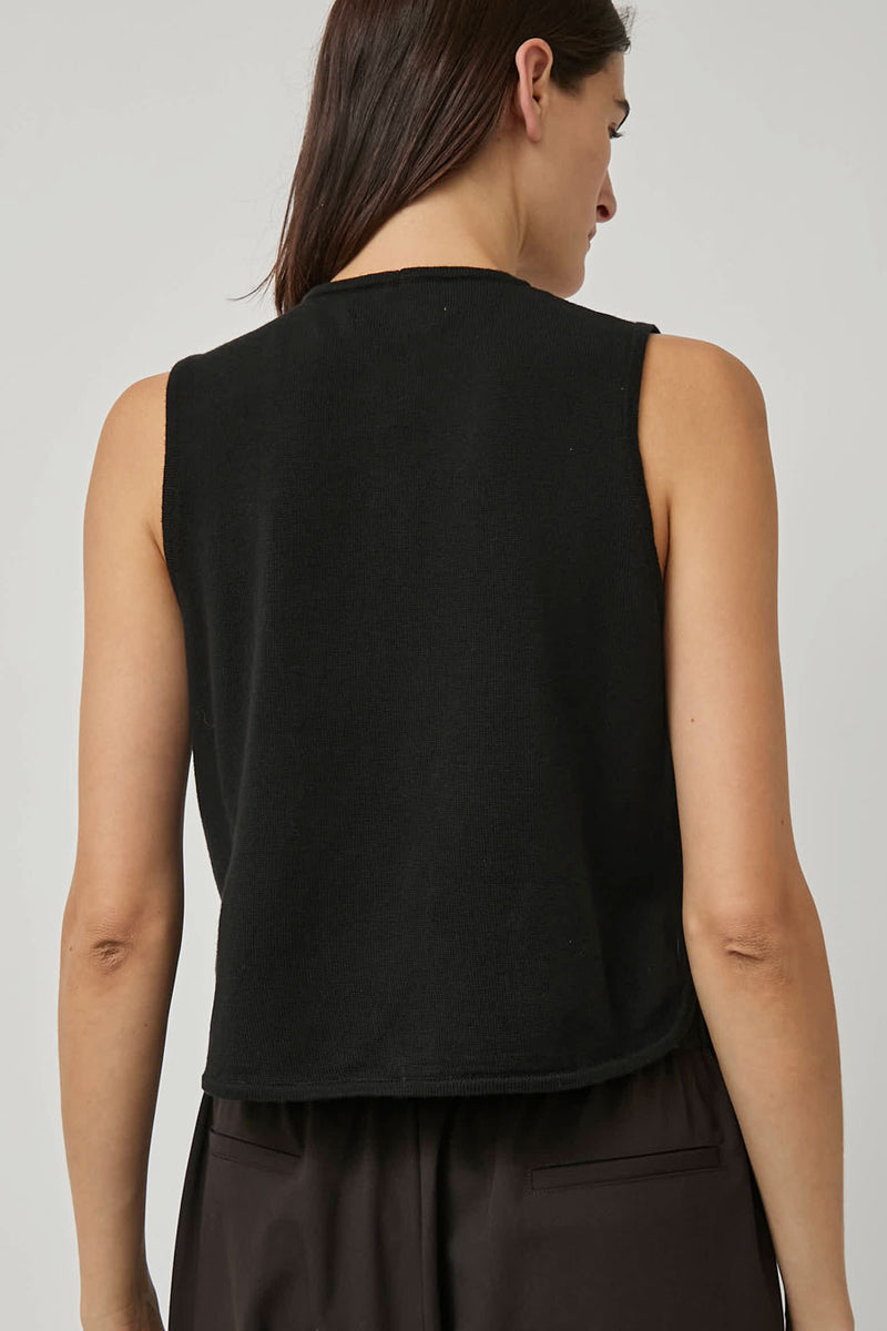 CORDERA Merino Wool Waistcoat in Black