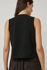 CORDERA Merino Wool Waistcoat in Black