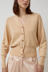 CORDERA Merino and Cashmere Cardigan in Peach