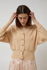 CORDERA Merino and Cashmere Cardigan in Peach