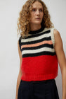 CORDERA Mohair Striped Waistcoat in Stripe