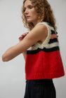 CORDERA Mohair Striped Waistcoat in Stripe