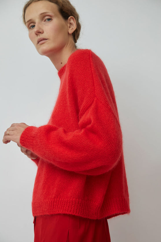 CORDERA Mohair Sweater in Red