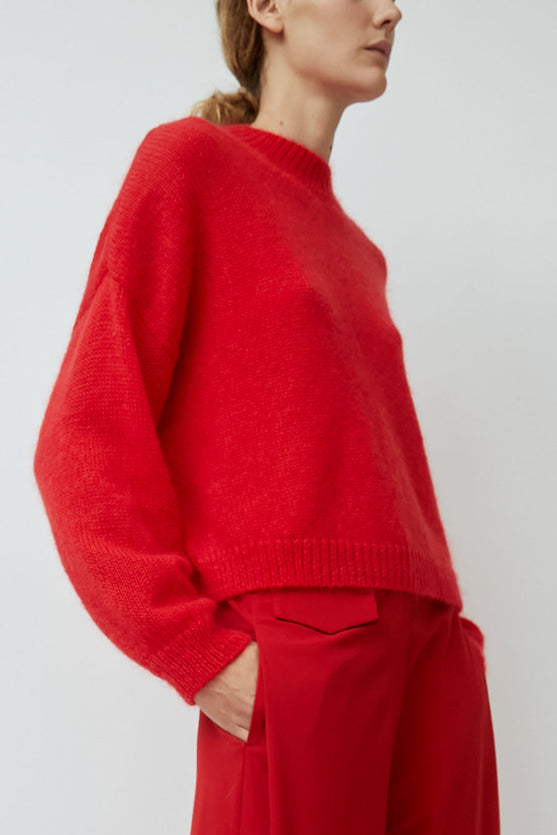 CORDERA Mohair Sweater in Red